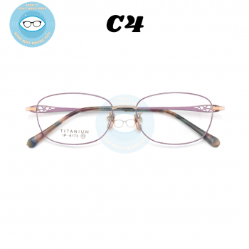 Gọng kính kim loại mã 6173